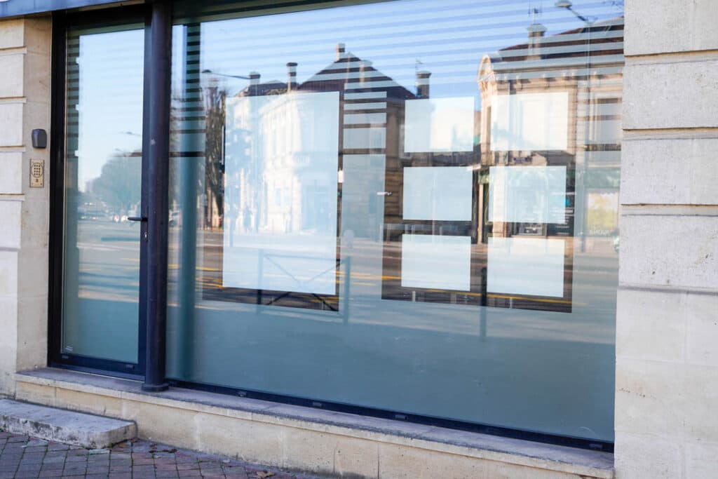 storefront toughened glass wall