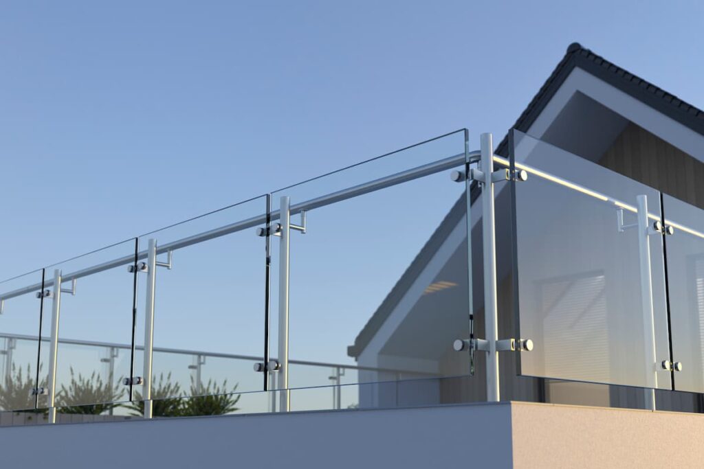 stainless steel glass railing and enclosures