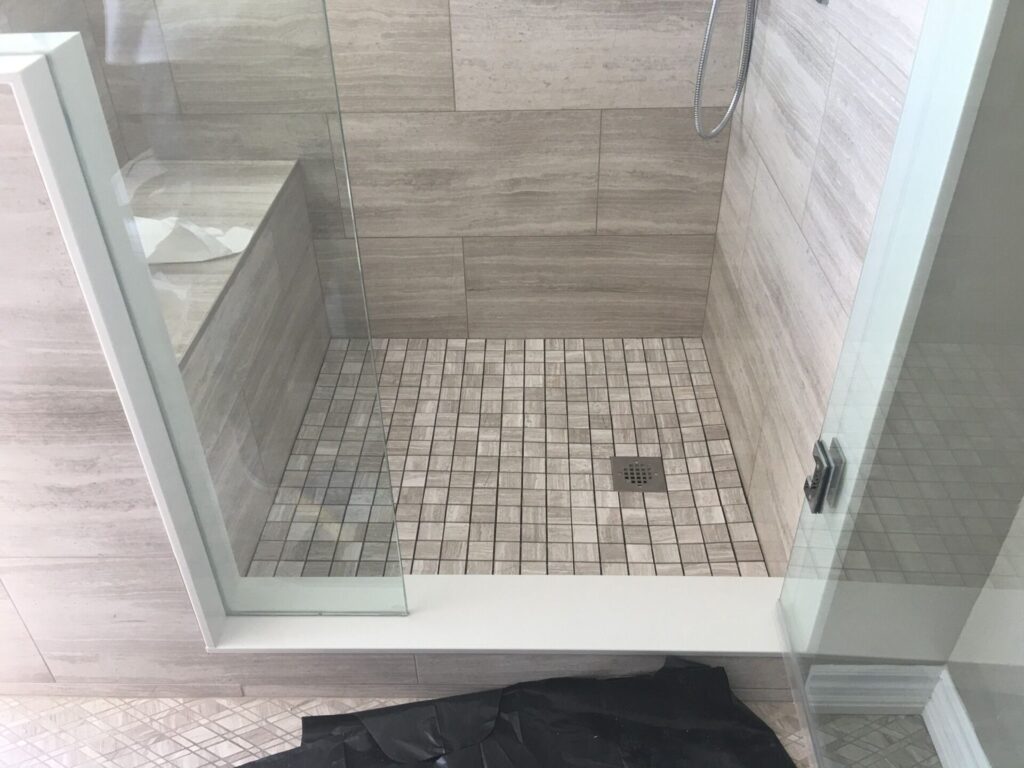 residential glass shower door