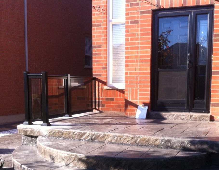 Residential front door tinting service