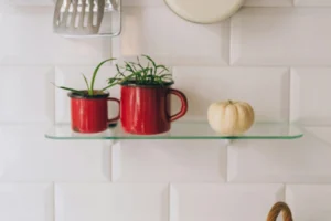 Standard floating glass shelf